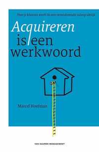 Acquireren is een werkwoord