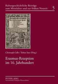 Erasmus-Rezeption Im 16. Jahrhundert