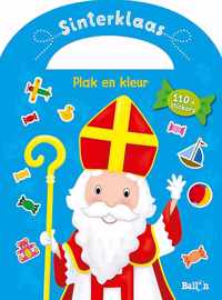 Sinterklaas Plak en kleur (met handvat)