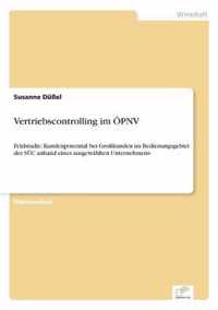 Vertriebscontrolling im OEPNV