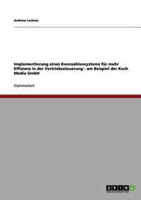 Implementierung eines Kennzahlensystems fur mehr Effizienz in der Vertriebssteuerung - am Beispiel der Koch Media GmbH