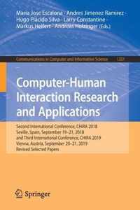 Computer-Human Interaction Research and Applications