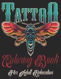 Tattoo Coloring Book for Adults Relaxation