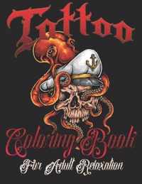 Tattoo Coloring Book for Adults Relaxation