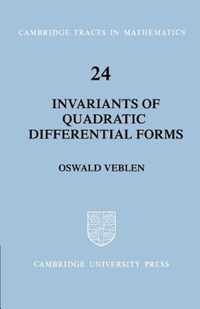 Invariants of Quadratic Differential Forms