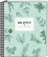 Moses Receptenboek Bon Appétit 24 X 20,5 Cm Karton Mintgroen