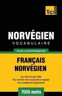 Vocabulaire Francais-Norvegien pour l'autoformation - 7000 mots