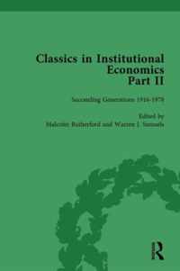 Classics in Institutional Economics, Part II, Volume 10