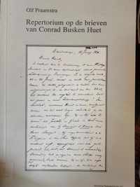 Repertorium op de brieven van Conrad Busken Huet