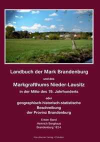 Landbuch der Mark Brandenburg und des Markgrafthums Nieder-Lausitz. Erster Band