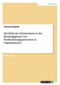 Die Rolle des Nichtwissens in der Beratungspraxis von Problemloesungsprozessen in Organisationen