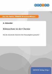 Klimaschutz in der Chemie