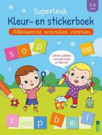 Superleuk kleur- en stickerboek - Allereerste woorden vormen (5-6 j.)