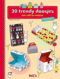 Vouwboek, Trendy doosjes om zelf te maken 30 stuks