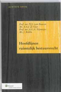 Hoofdlijnen ruimtelijk bestuursrecht