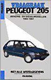 Vraagbaak Peugeot 205 Benzine Diesel 1983 1987