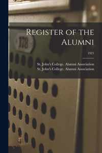 Register of the Alumni; 1921