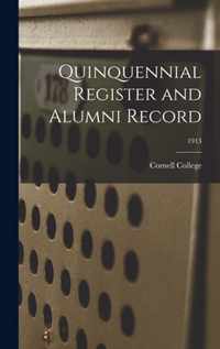 Quinquennial Register and Alumni Record; 1913