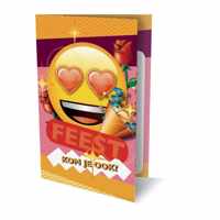 EMOJI UITNODIGINGEN PK 831 / 6X3,95 - FSC MIX CREDIT