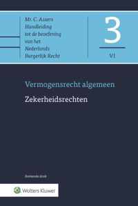 Asser-serie 3VI -   Zekerheidsrechten