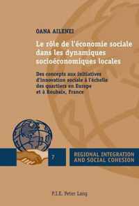 Le Role de l'Economie Sociale Dans Les Dynamiques Socioeconomiques Locales