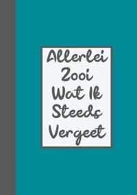 Wachtwoordenboekje / Wachtwoorden Boekje - Allerlei Zooi Wat Ik Steeds Vergeet