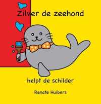 Zilver de zeehond helpt de schilder