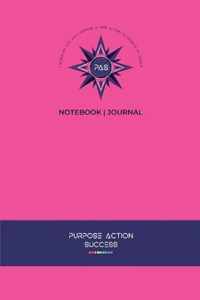 PURPOSE-ACTION-SUCCESS Notebook Journal - PAS NOTEBOOK PAS JOURNAL HOT PINK