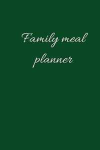 Family meal planner