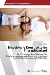 Emotionale Konstrukte im Therapieverlauf