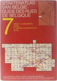 Stratenatlas van België - 7 - West-Vlaanderen (Zuid)