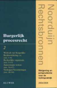 Burgerlijk procesrecht 2004/2005