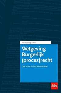Educatieve wettenverzameling  -   Sdu Wettenbundel Burgerlijk (proces)recht. Editie 2019-2020