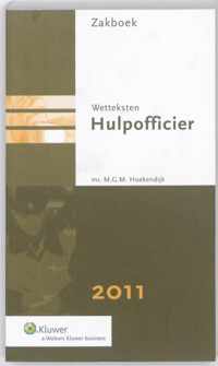 Zakboek Wetteksten voor de Hulpofficier van justitie / 2011