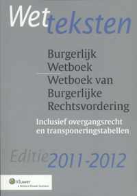Wetteksten Burgerlijk Wetboek/Wetboek van Burgerlijke Rechtsvordering 2011/2012