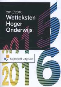 Wetteksten hoger onderwijs Editie 2015-2016