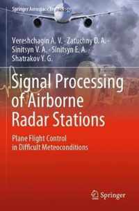 Signal Processing of Airborne Radar Stations