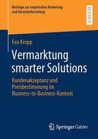 Vermarktung smarter Solutions