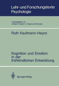 Kognition Und Emotion in Der Fruhkindlichen Entwicklung