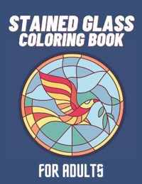 Stained Glass Coloring Book For Adults