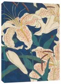Hiroshige Spotted Lilies Dotted Paperback Journal