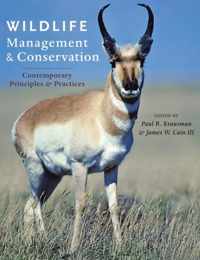 Wildlife Management and Conservation - Contemporary Principles and Practices