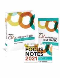 Wiley CIA Exam Review 2021 + Test Bank + Focus Notes