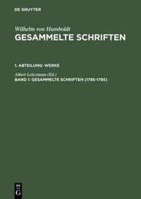 Gesammelte Schriften, Band 1, Gesammelte Schriften (1785-1795)