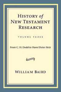 History of New Testament Research, Vol. 3