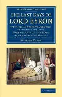 The Last Days of Lord Byron