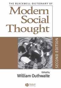 Blackwell Dictionary Of Modern Social Thought