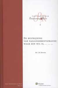 Onderneming en recht 73 -   De bestrijding van faillissementsfraude