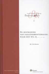 De bestrijding van faillissementsfraude - C.M. Hilverda - Hardcover (9789013107517)