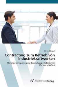 Contracting zum Betrieb von Industriekraftwerken